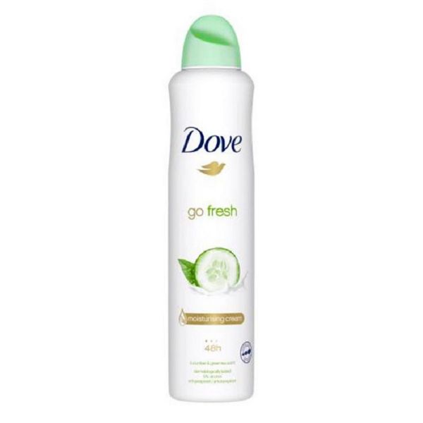 تصویر  اسپری ضد تعریق زنانه داو Dove مدل Dove Go Fresh خیار حجم 250 میلی لیتر