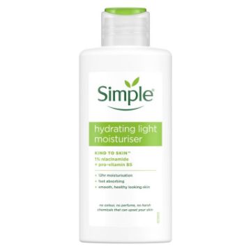 تصویر  کرم آبرسان و مرطوب کننده سیمپل مدل لایت حجم 125ml