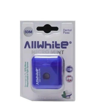تصویر  نخ دندان ال وایت AllWhite مدل Micro Mint طول 50 متر