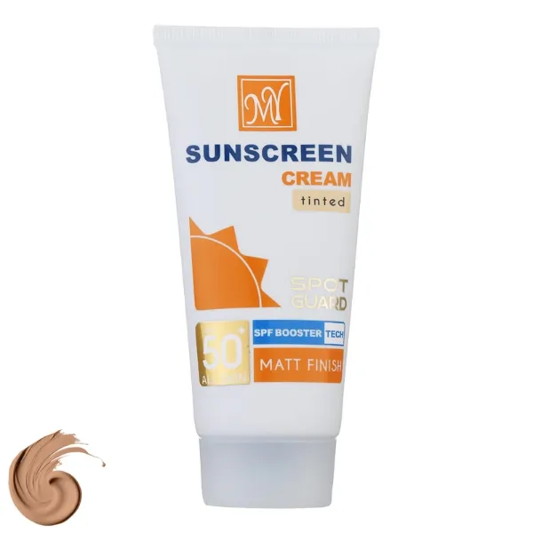 تصویر  کرم ضدآفتاب رنگی مای SPF50 مدل Spot Guard، مناسب پوست‌های خشک، حجم 50 میلی‌لیتر