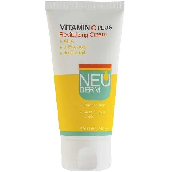 تصویر  کرم روشن کننده نئودرم مدل Vitamin C Plus حجم 50 میلی لیتر