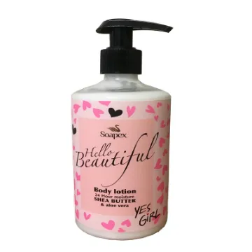 تصویر  لوسیون بدن سوپکس مدل Shea butter & Aloe vera حجم 350 میلی لیتر
