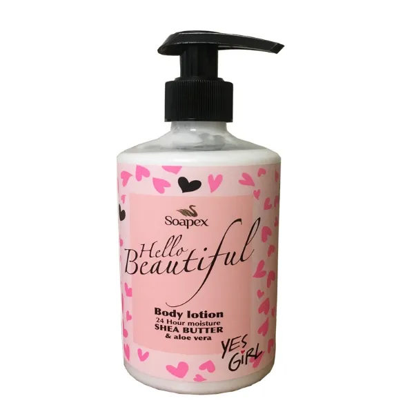 تصویر  لوسیون بدن سوپکس مدل Shea butter & Aloe vera حجم 350 میلی لیتر
