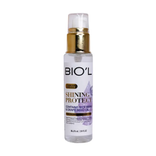 تصویر  سرم مو با روغن هسته انگور و سبوس برنج بیول 80میلی لیتر