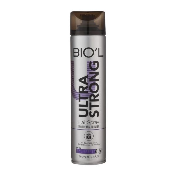 تصویر  اسپری حالت دهنده مو بیول مدل Ultra Strong حجم 500 میلی لیتر